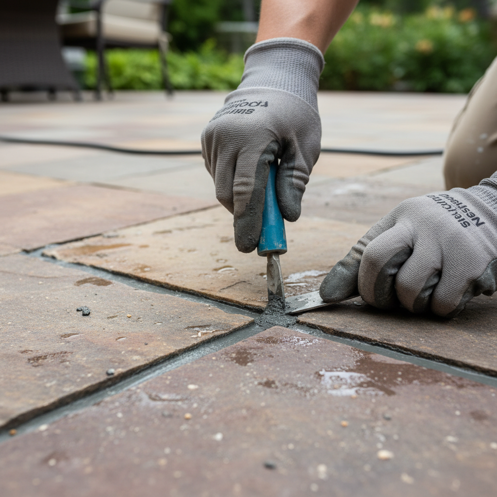 Resealing Stone Patio Pavers to Protect Against Fading, Stains, and Environmental Damage: Troubleshooting & Fixes (2024 Guide) professional repair detail
