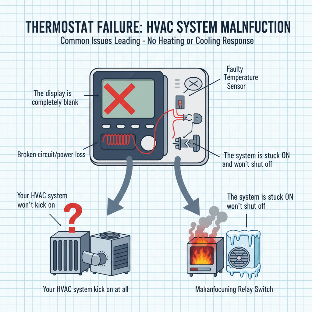 Thermostat Not Working? (My Troubleshooting & Fixes Guide) visual diagram