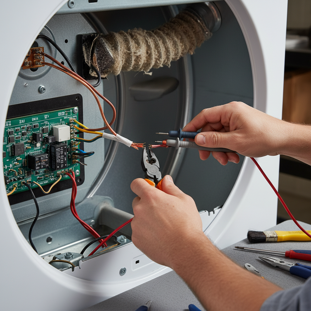 Dryer Takes Forever to Dry Clothes? (Troubleshooting & Fixes from a 25-Year Vet) professional repair detail