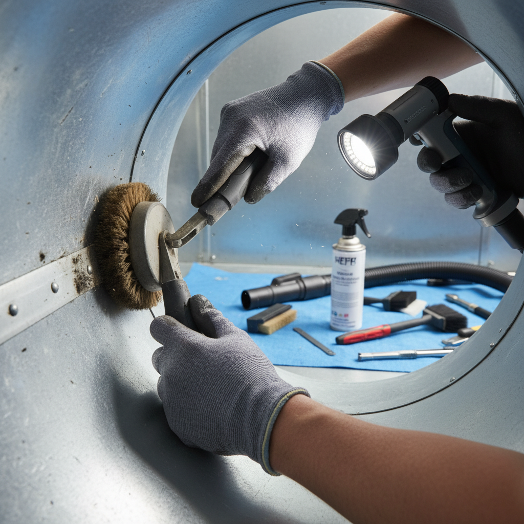 Mold in Your Air Ducts? (Here's How to Find It & Fix It) professional repair detail