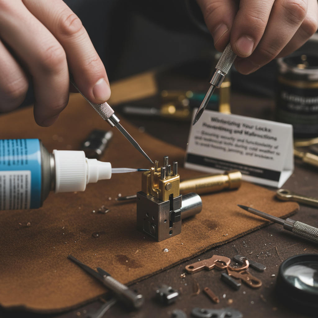 Winterizing Your Locks: Preventing Freezing and Malfunctions - Ensuring security and functionality of residential and commercial locks during cold weather to avoid freezing, jamming, and breakage. Troubleshooting & Fixes professional repair detail