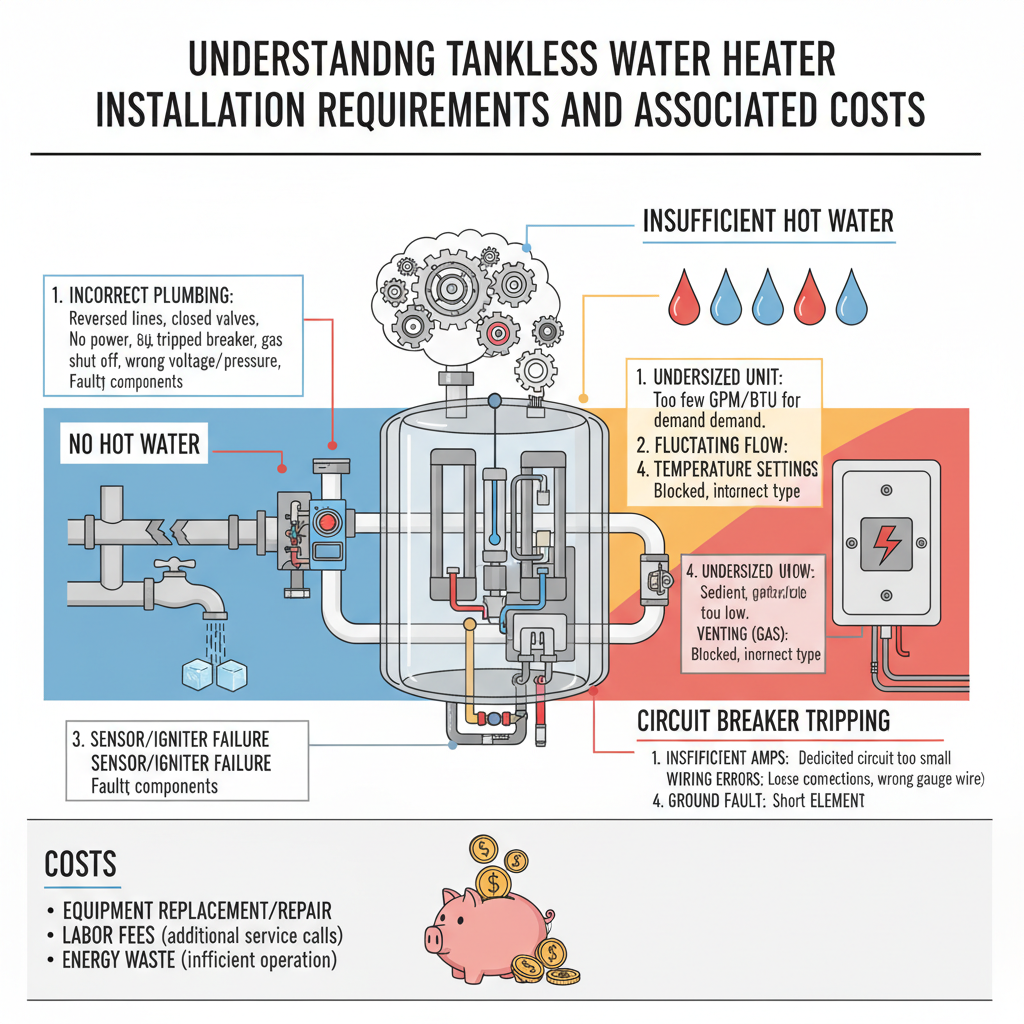 Tankless Water Heater Installation Requirements & Costs (Troubleshooting & Fixes) visual diagram