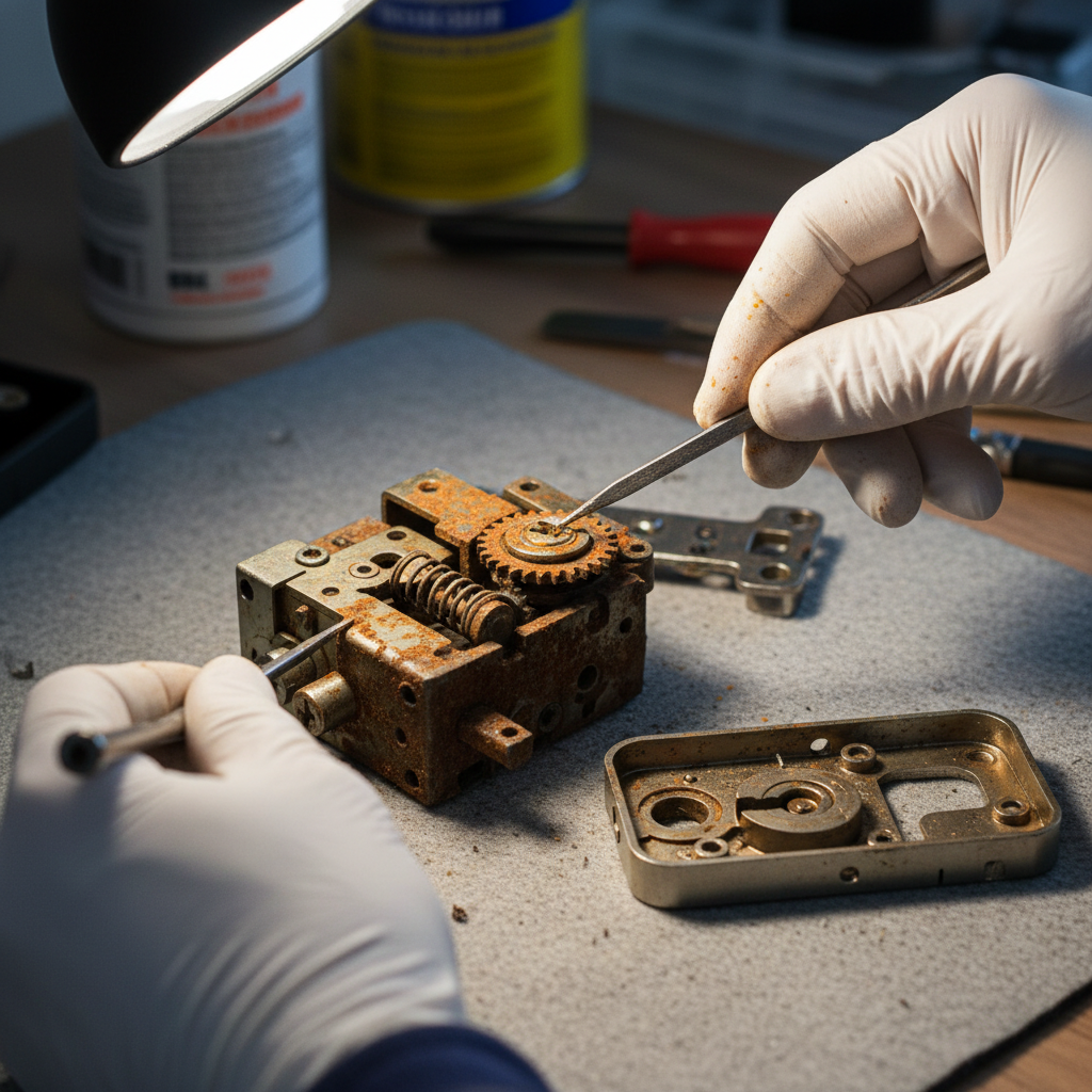 Rusted Door Lock Mechanisms: Troubleshooting & Fixes (2024 Guide) professional repair detail