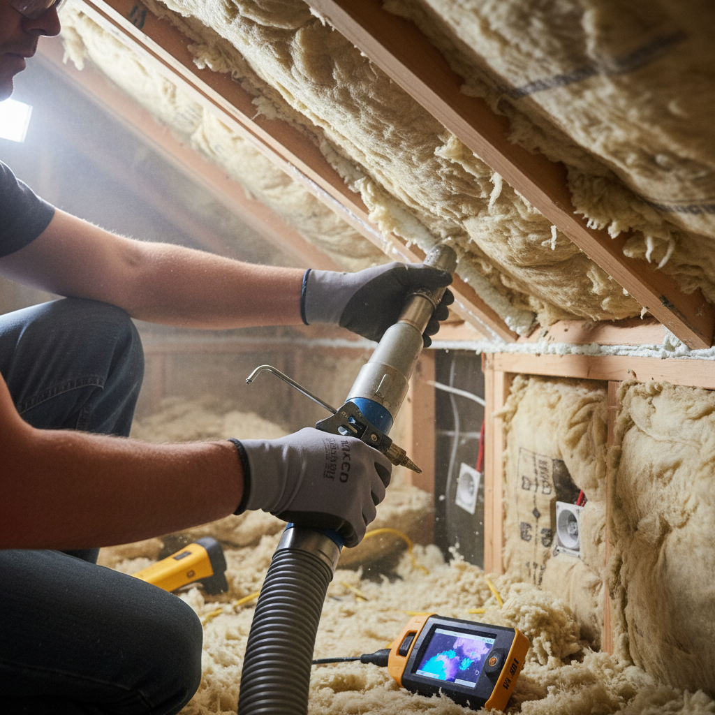 Knee Wall & Sloped Ceiling Insulation Problems (Troubleshooting & Fixes) professional repair detail