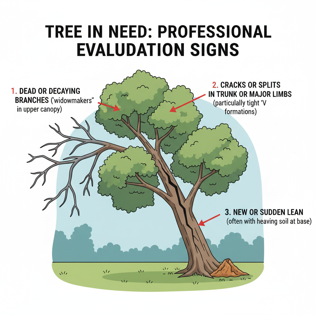 Is Your Tree a Goner? Identifying Signs That a Tree Needs a Pro (Troubleshooting & Fixes) visual diagram