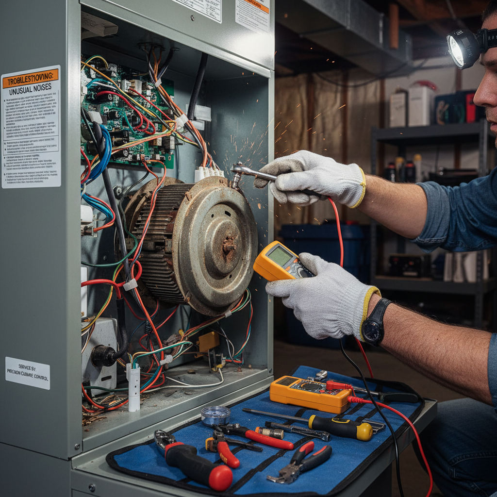Furnace Making Various Strange Noises? Troubleshooting & Fixes from a 25-Year Vet professional repair detail