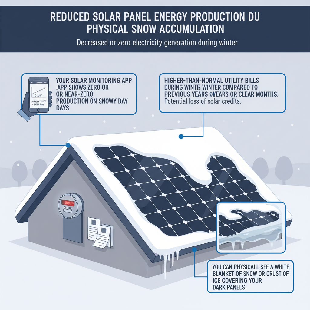Snow on Your Solar Panels? (Troubleshooting & Fixes from a 25-Year Vet) visual diagram