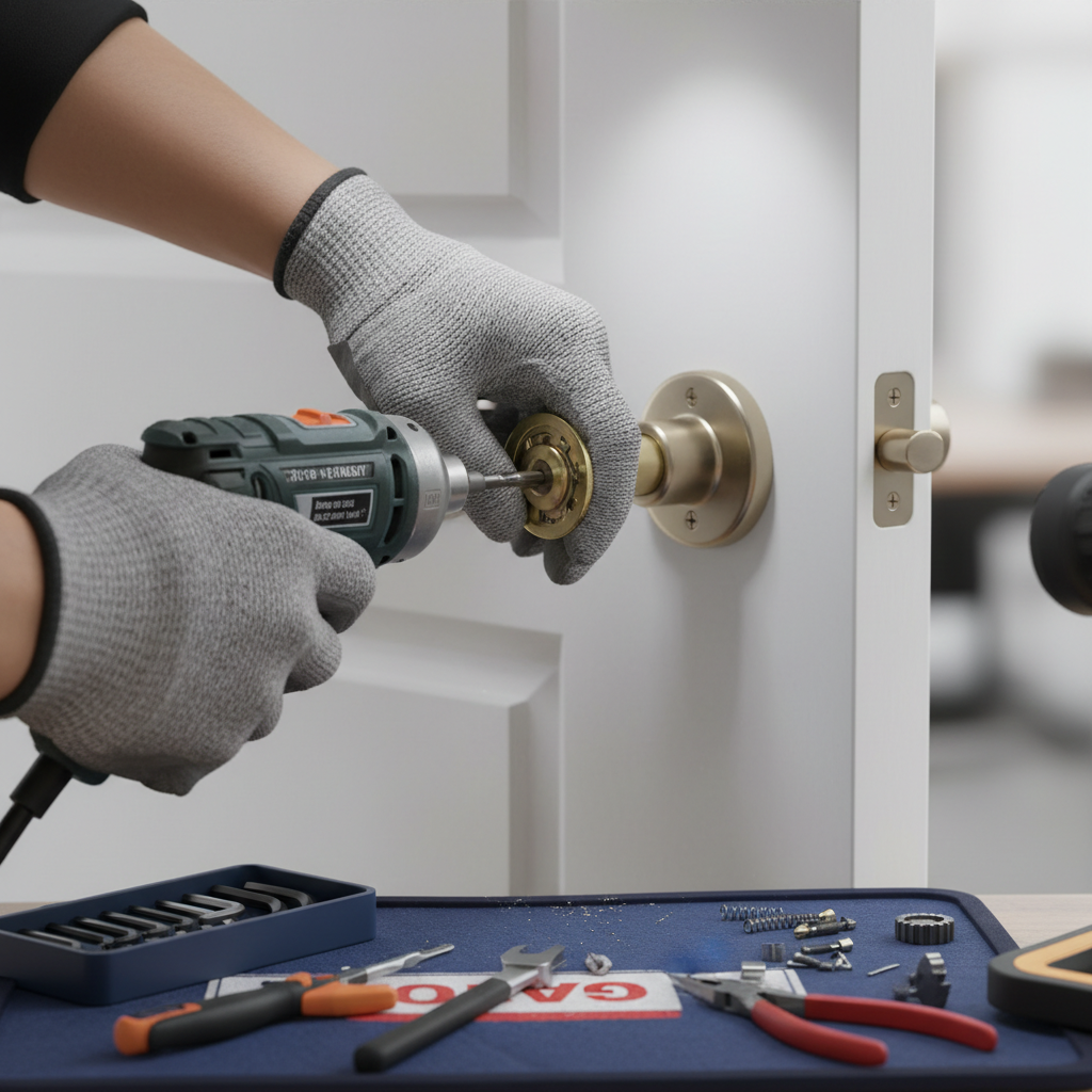 Door Knobs & Deadbolts Giving You Grief? (Troubleshooting & Fixes) professional repair detail