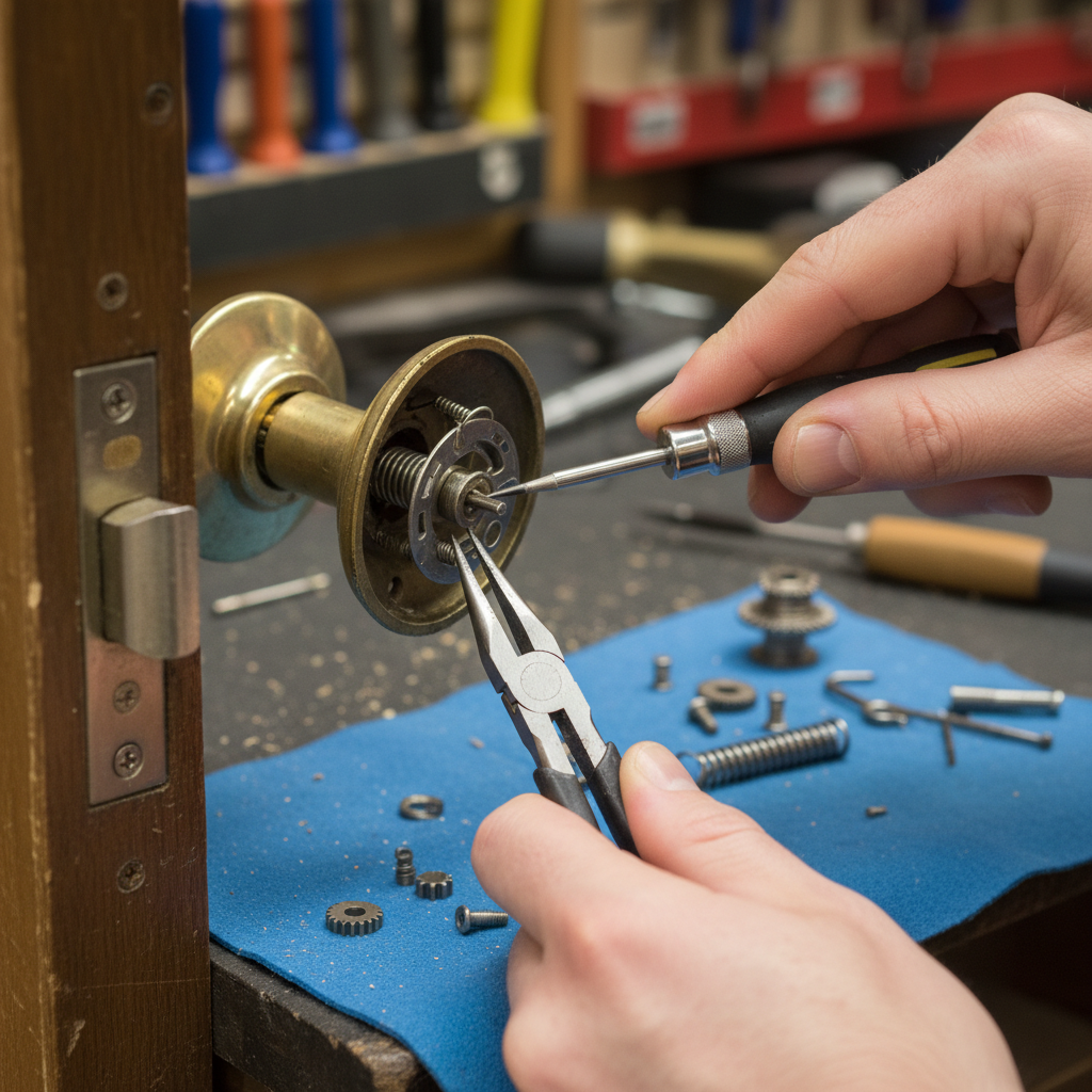 Loose or wobbly door handles and knobs, specifically addressing issues with internal mechanisms or mounting. Troubleshooting & Fixes (2024 Guide) professional repair detail