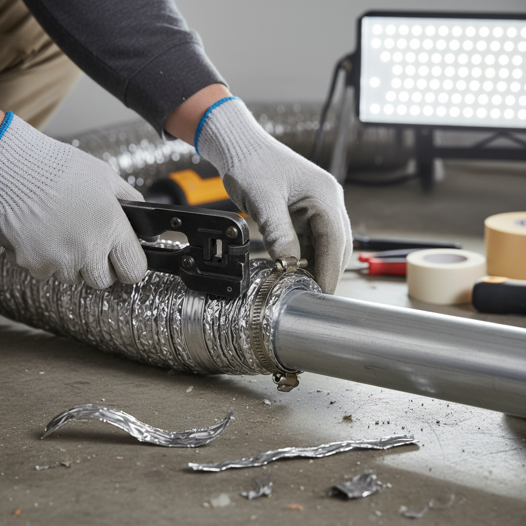 Replacement of a Damaged Dryer Vent Hose & Ducting (Troubleshooting & Fixes) professional repair detail