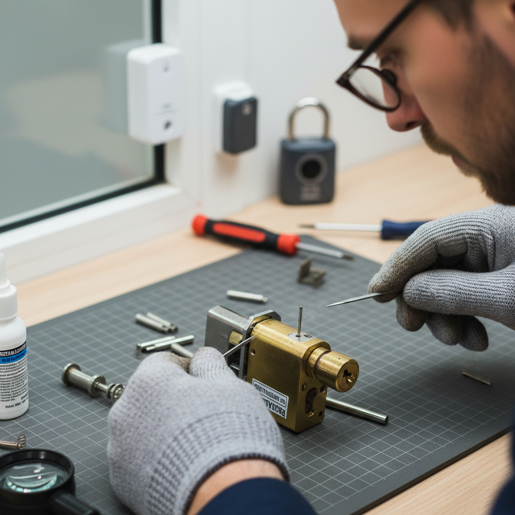 Enhancing apartment security specifically for renters, focusing on non-permanent and cost-effective solutions to deter intruders and protect valuables. Troubleshooting & Fixes professional repair detail