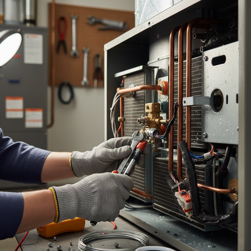 HVAC System Won't Shut Off? (Troubleshooting & Fixes) professional repair detail