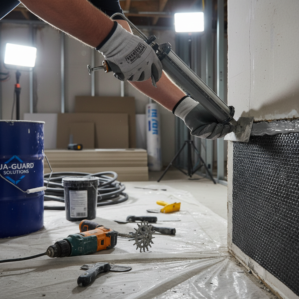 Basement Waterproofing During a Remodel (Troubleshooting & Fixes) professional repair detail