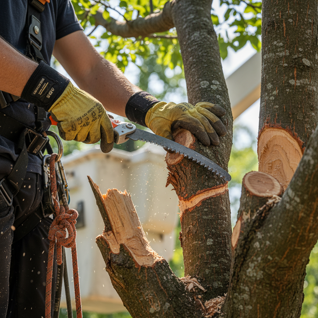 Neglecting Tree Maintenance vs. Professional Tree Services Troubleshooting & Fixes professional repair detail