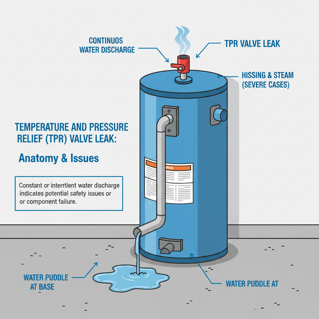 Water Heater TPR Valve Leaking: Troubleshooting & Fixes (2024 Guide) visual diagram