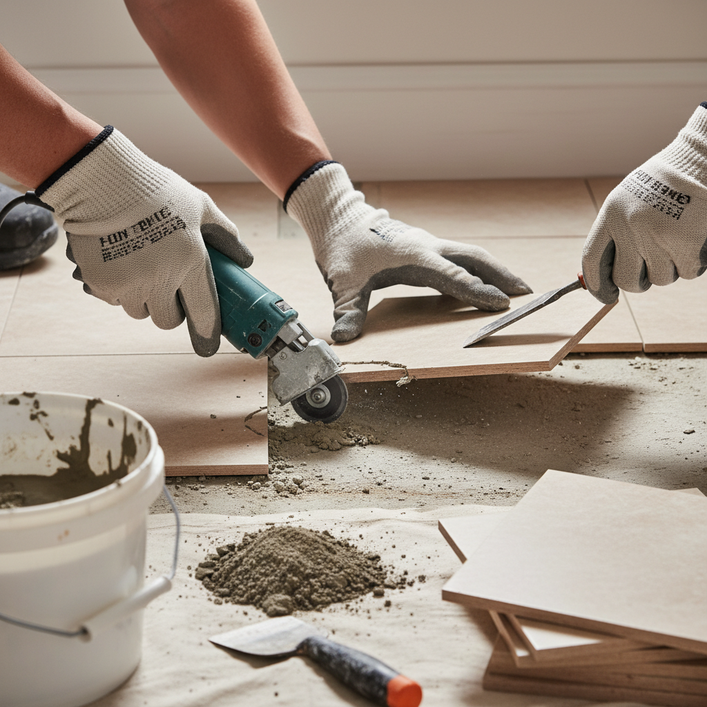 Tile Tenting or Bulging: Troubleshooting & Fixes (From a Guy Who's Seen It All) professional repair detail