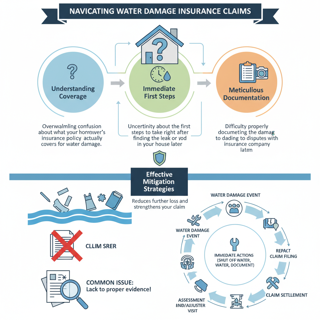 Navigating Water Damage Insurance Claims (A Veteran Tech's Guide) visual diagram